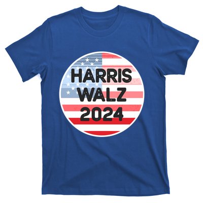 Harris Walz 24 Retro Vintage Style Gift T-Shirt