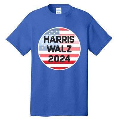 Harris Walz 24 Retro Vintage Style Gift Tall T-Shirt