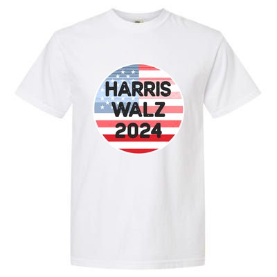 Harris Walz 24 Retro Vintage Style Gift Garment-Dyed Heavyweight T-Shirt