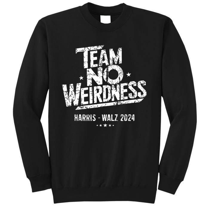 Harris Walz 2024 Team No Weirdness Funny Kamala Tim Waltz Sweatshirt