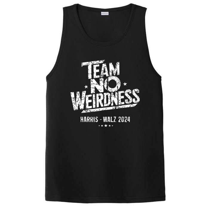 Harris Walz 2024 Team No Weirdness Funny Kamala Tim Waltz PosiCharge Competitor Tank