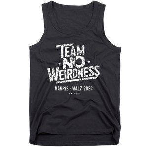 Harris Walz 2024 Team No Weirdness Funny Kamala Tim Waltz Tank Top