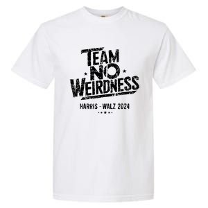 Harris Walz 2024 Team No Weirdness Funny Kamala Tim Waltz Garment-Dyed Heavyweight T-Shirt