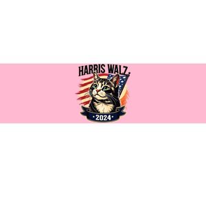 Harris Walz 2024 Funny Cat Kamala Harris Tim Walz Waltz Bumper Sticker