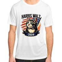 Harris Walz 2024 Funny Cat Kamala Harris Tim Walz Waltz Adult ChromaSoft Performance T-Shirt