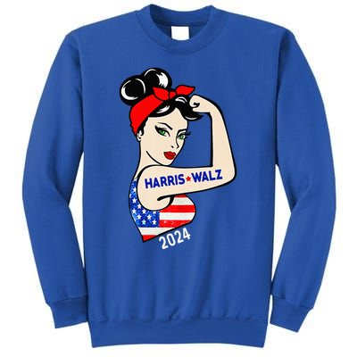 Harris Waltz 2024 Election Kamala Harris Tim Waltz 24 Sweatshirt