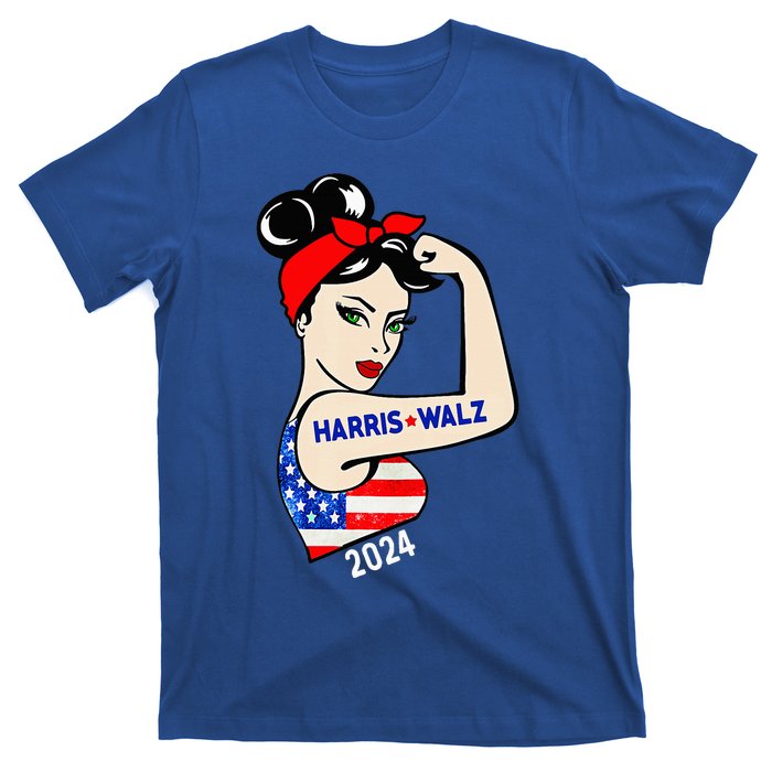 Harris Waltz 2024 Election Kamala Harris Tim Waltz 24 T-Shirt