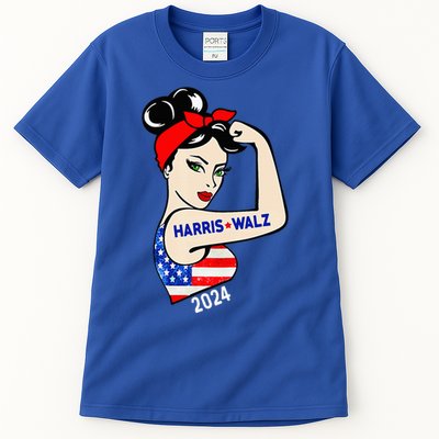 Harris Waltz 2024 Election Kamala Harris Tim Waltz 24 Tall T-Shirt