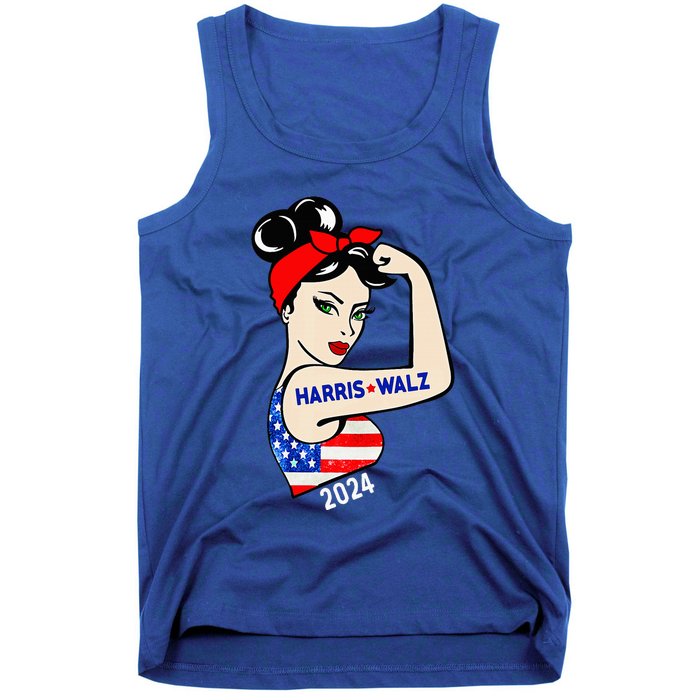 Harris Waltz 2024 Election Kamala Harris Tim Waltz 24 Tank Top