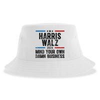 Harris Walz 2024 Mind Your Own Damn Business Sustainable Bucket Hat