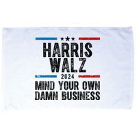 Harris Walz 2024 Mind Your Own Damn Business Microfiber Hand Towel