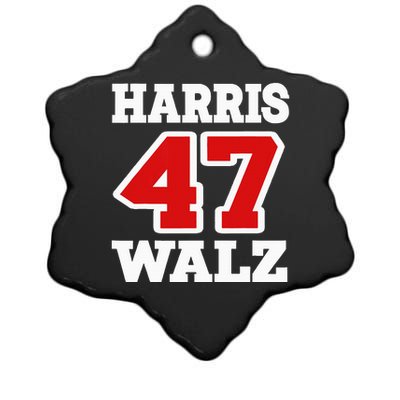 Harris Walz 2024 Election Kamala Harris Tim Walz 2024 Ceramic Star Ornament