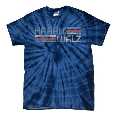 Harris Walz 2024 Retro Faded Stripes Harris Waltz 2024 Tie-Dye T-Shirt