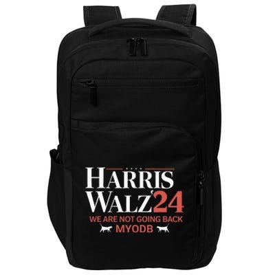 Harris Walz 2024 WeRe Not Going Back Myodb Impact Tech Backpack