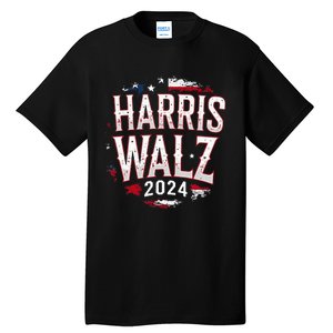 Harris Walz 2024 Election Kamala Harris Tim Walz President Tall T-Shirt