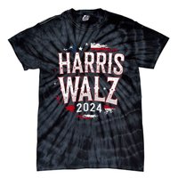 Harris Walz 2024 Election Kamala Harris Tim Walz President Tie-Dye T-Shirt