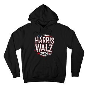 Harris Walz 2024 Election Kamala Harris Tim Walz President Tall Hoodie