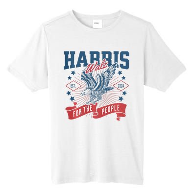 Harris Walz 2024 Election President Kamala Harris Tim Waltz Tall Fusion ChromaSoft Performance T-Shirt