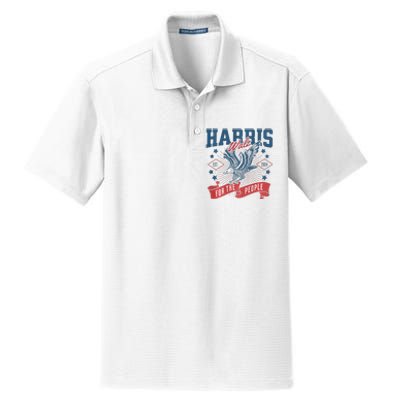 Harris Walz 2024 Election President Kamala Harris Tim Waltz Dry Zone Grid Polo