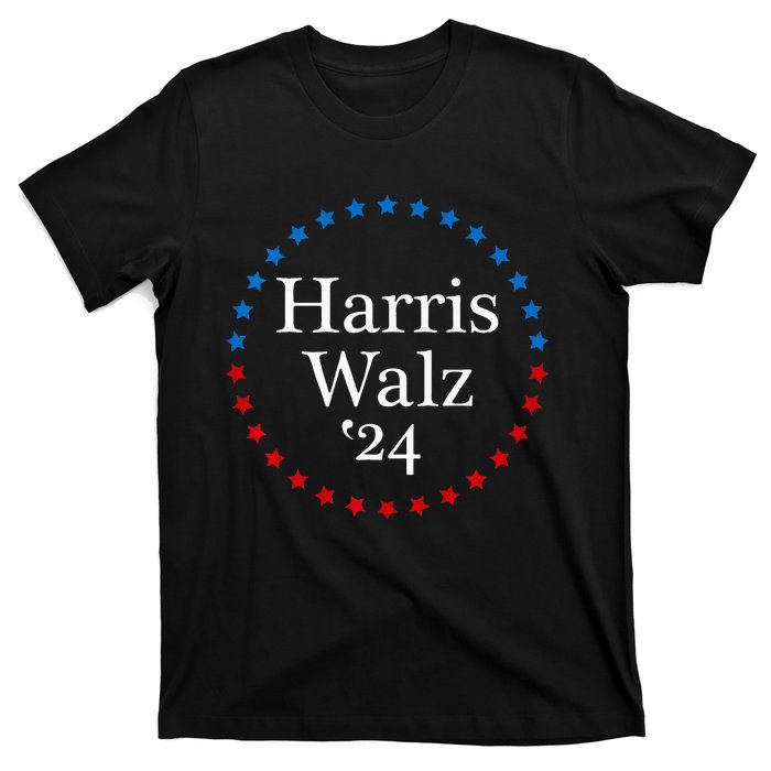 Harris Walz 2024 For President Patriotic Kamala Waltz 2024 T-Shirt