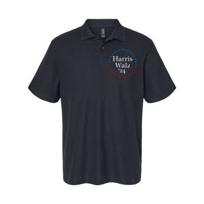 Harris Walz 2024 For President Patriotic Kamala Waltz 2024 Softstyle Adult Sport Polo