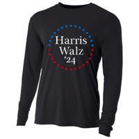 Harris Walz 2024 For President Patriotic Kamala Waltz 2024 Cooling Performance Long Sleeve Crew