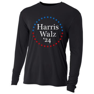 Harris Walz 2024 For President Patriotic Kamala Waltz 2024 Cooling Performance Long Sleeve Crew