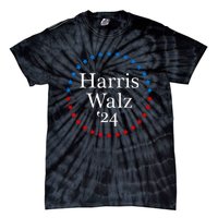 Harris Walz 2024 For President Patriotic Kamala Waltz 2024 Tie-Dye T-Shirt