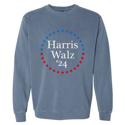 Harris Walz 2024 For President Patriotic Kamala Waltz 2024 Garment-Dyed Sweatshirt