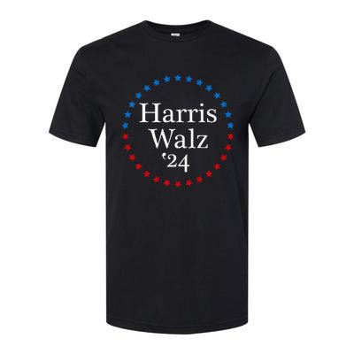 Harris Walz 2024 For President Patriotic Kamala Waltz 2024 Softstyle CVC T-Shirt