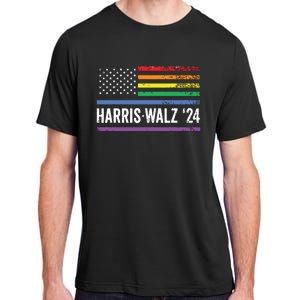 Harris Walz 2024 Election Kamala Tim Waltz American Lgbt Adult ChromaSoft Performance T-Shirt