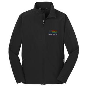 Harris Walz 2024 Election Kamala Tim Waltz American Lgbt Core Soft Shell Jacket