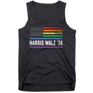 Harris Walz 2024 Election Kamala Tim Waltz American Lgbt Tank Top