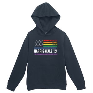 Harris Walz 2024 Election Kamala Tim Waltz American Lgbt Urban Pullover Hoodie