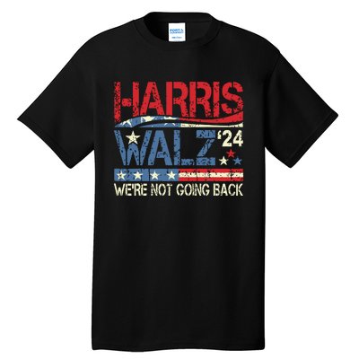 Harris Walz 2024 Kamala Harris 2024 Tim Walz 2024 Usa Flag Tall T-Shirt