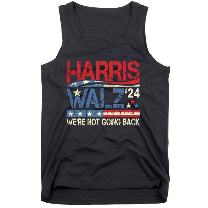 Harris Walz 2024 Kamala Harris 2024 Tim Walz 2024 Usa Flag Tank Top