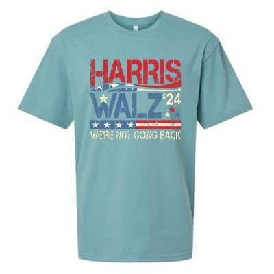 Harris Walz 2024 Kamala Harris 2024 Tim Walz 2024 Usa Flag Sueded Cloud Jersey T-Shirt