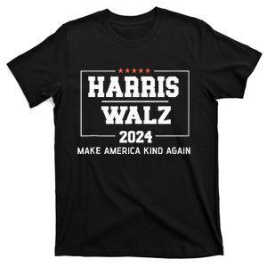 Harris Walz 2024 Make America Kind Again Harris Waltz Quote T-Shirt