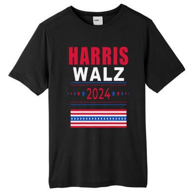 Harris Walz 2024 Kamala And Tim President Campaign Tall Fusion ChromaSoft Performance T-Shirt