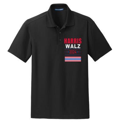 Harris Walz 2024 Kamala And Tim President Campaign Dry Zone Grid Polo