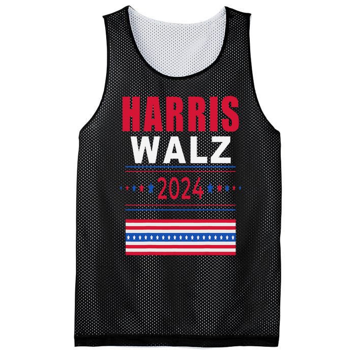 Harris Walz 2024 Kamala And Tim President Campaign Mesh Reversible Basketball Jersey Tank