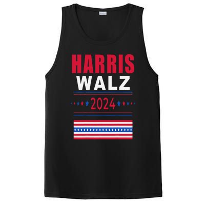 Harris Walz 2024 Kamala And Tim President Campaign PosiCharge Competitor Tank