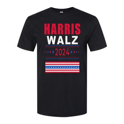 Harris Walz 2024 Kamala And Tim President Campaign Softstyle CVC T-Shirt