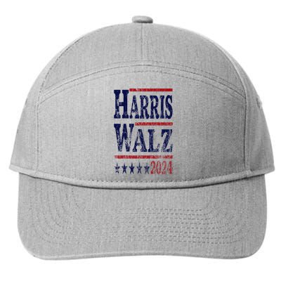 Harris Waltz 2024 Election Kamala Harris Tim Waltz 2024 7-Panel Snapback Hat