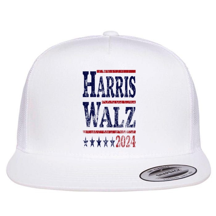 Harris Waltz 2024 Election Kamala Harris Tim Waltz 2024 Flat Bill Trucker Hat