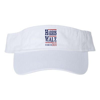 Harris Waltz 2024 Election Kamala Harris Tim Waltz 2024 Valucap Bio-Washed Visor