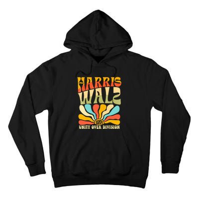 Harris Waltz 2024 Unity Over Division Boho Aesthetic Tall Hoodie