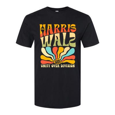 Harris Waltz 2024 Unity Over Division Boho Aesthetic Softstyle CVC T-Shirt