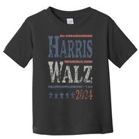 Harris Walz 2024 Election Kamala Harris Tim Waltz 2024 Toddler T-Shirt