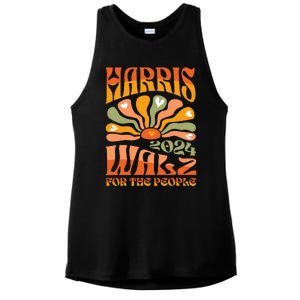 Harris Walz 2024 Election President Kamala Harris Tim Waltz Ladies PosiCharge Tri-Blend Wicking Tank